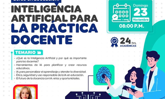 CURSO EN EDUCACIÓN: INTELIGENCIA ARTIFICIAL PARA LA PRÁCTICA DOCENTE ...